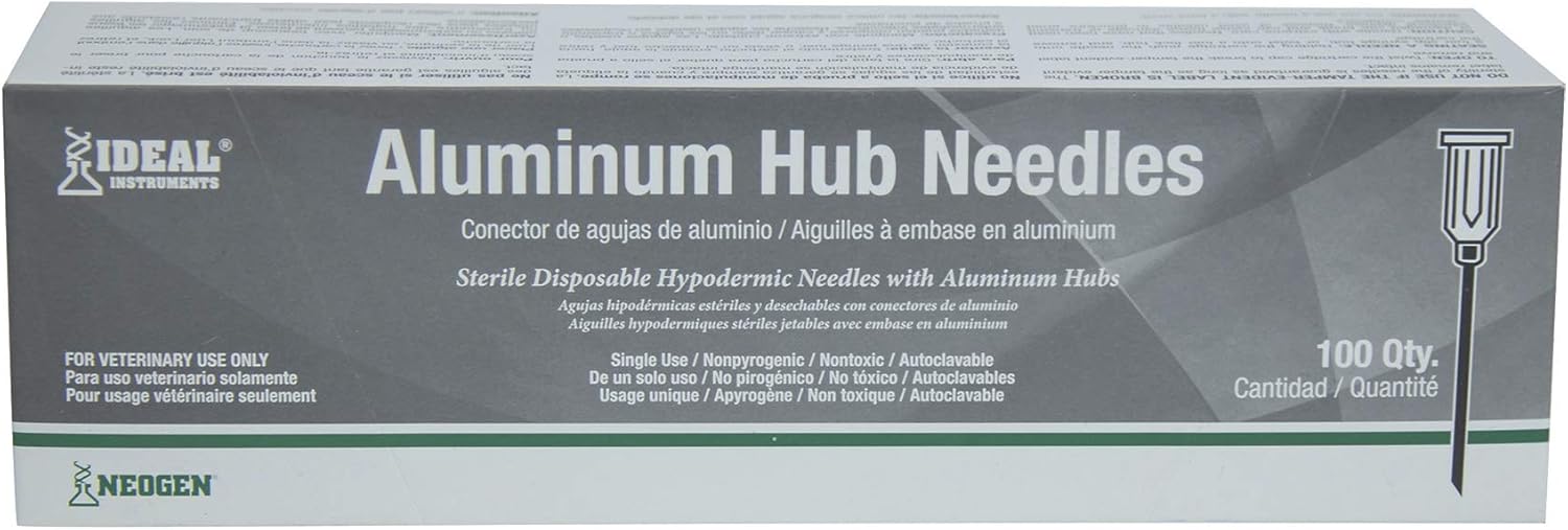 Ideal Instruments Aluminum Needles 20x1.5" - Box 100