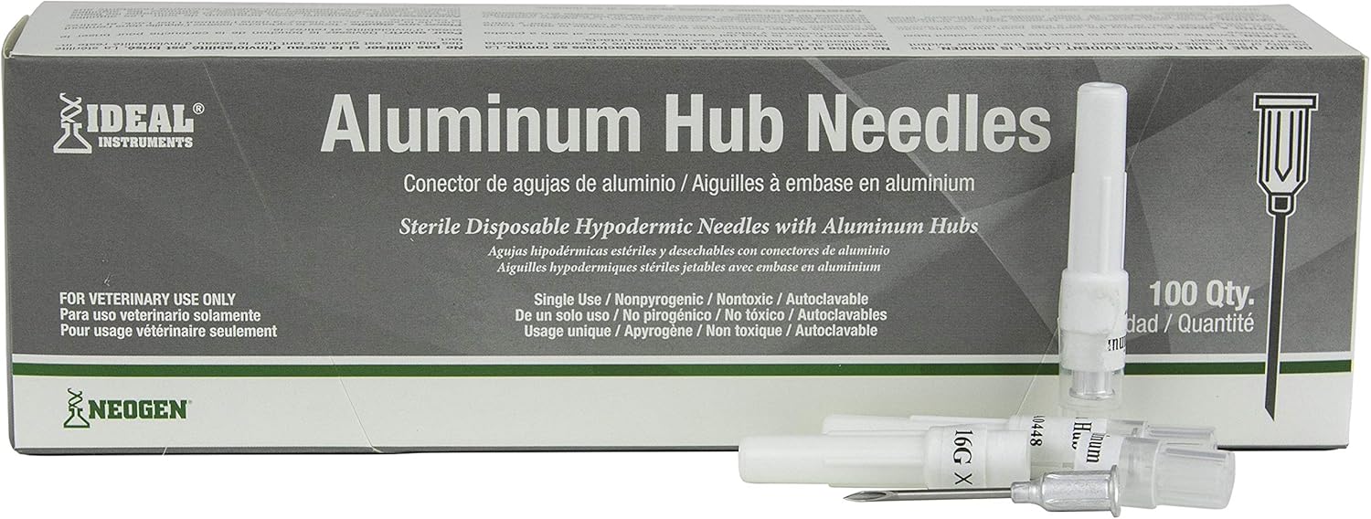 Ideal Instruments Aluminum Needles 18x1 Each