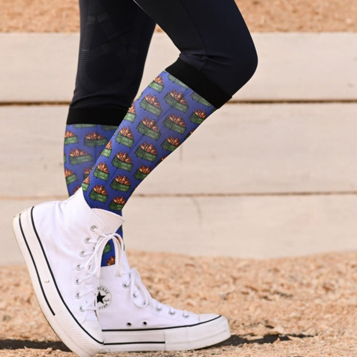 Dreamers & Schemers Boot Socks Spring Summer 2025 Dumpster fire