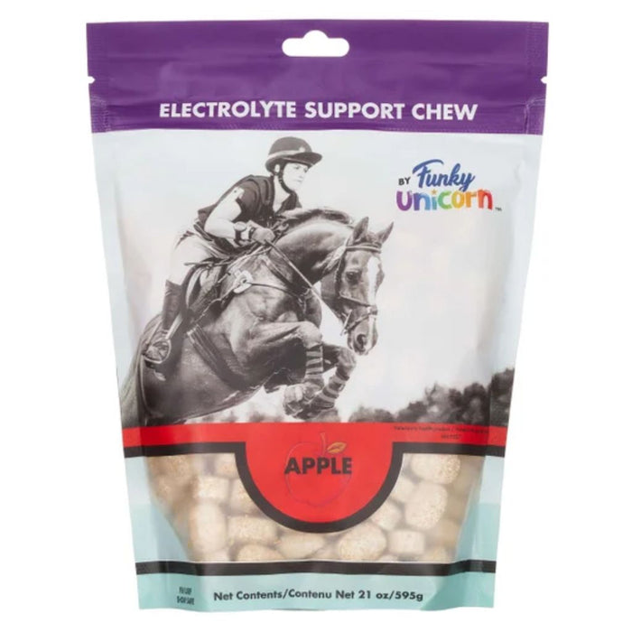 The Funky Unicorn Electrolyte Chews Refill Pack 21oz Apple