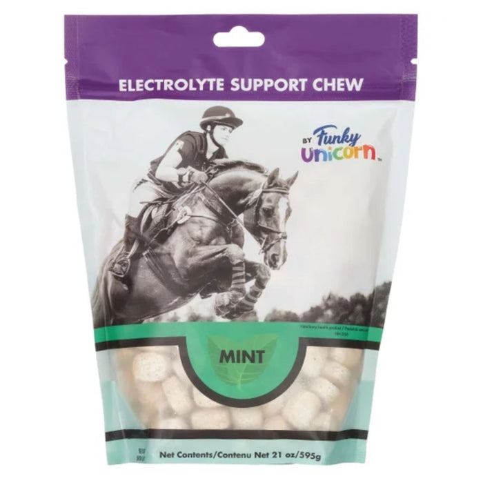 The Funky Unicorn Electrolyte Chews Refill Pack 21oz Mint