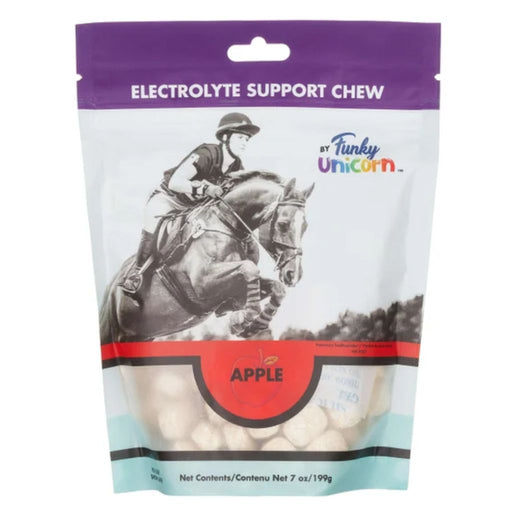 The Funky Unicorn Electrolyte Chews Refill Pack 7oz Apple