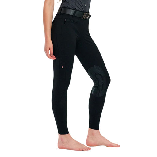 For Horses Emma Knee Grip Breeches - Black