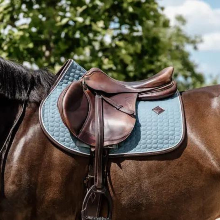 Kentucky Horsewear Saddle Pad Classic Leather Jumping