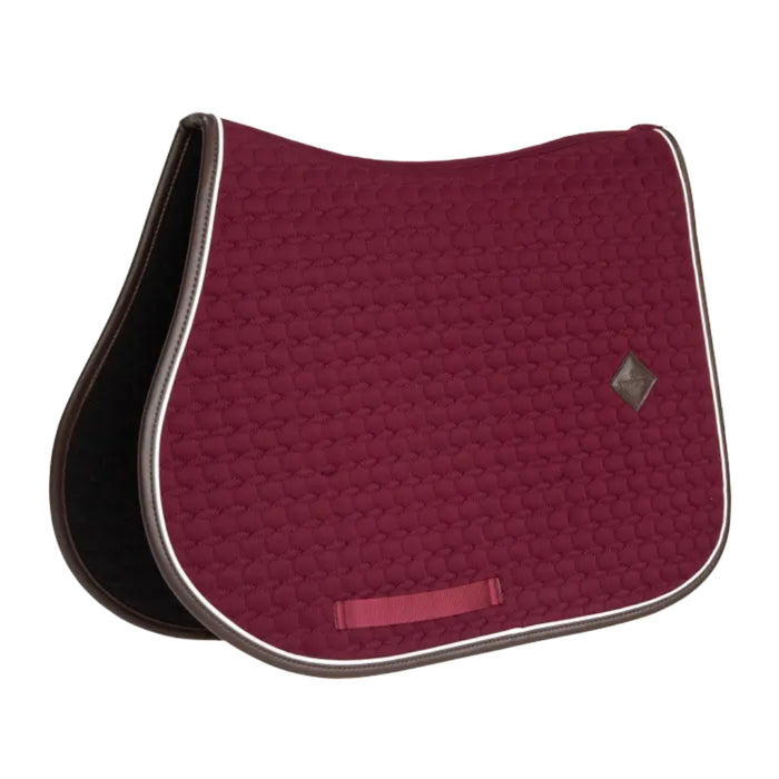 Kentucky Horsewear Saddle Pad Classic Leather Jumping