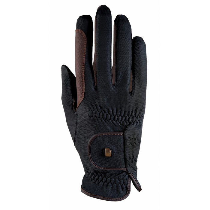 Roeckl Malta Riding Glove Black and Mocha