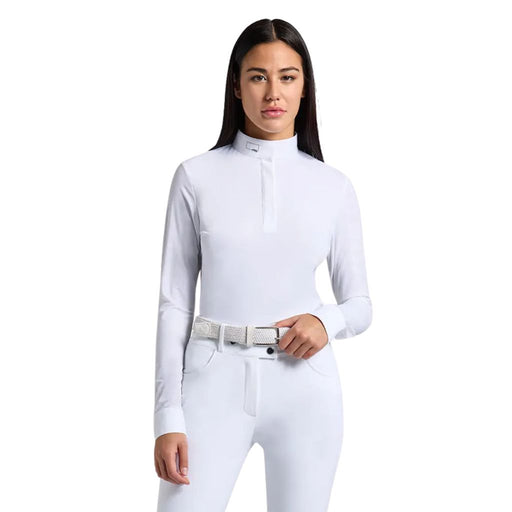 RG Long Sleeve Jacquard Jersey Competition Shirt White
