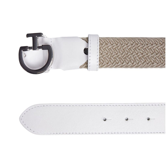 Cavalleria Toscana Women's Belt CT Clasp - Beige