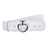 Cavalleria Toscana Women's Elastic Belt With CT Clasp white