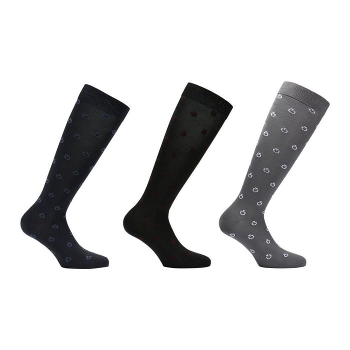 Cavalleria Toscana Mini Logo Assorted 3 Pack Socks