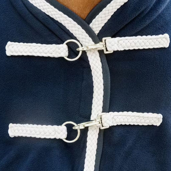 Kentucky Fleece Rug Plaited Rope Navy