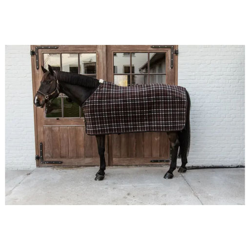 Kentucky Horsewear Heavy Fleece Cooler Brown Check