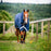 Amigo 1200D Plus Turnout 100g by Horseware Ireland Blue Silver