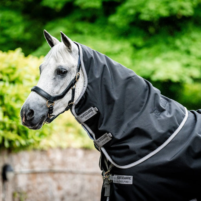 Amigo 1200D Plus Turnout 100g by Horseware Ireland Black Silver