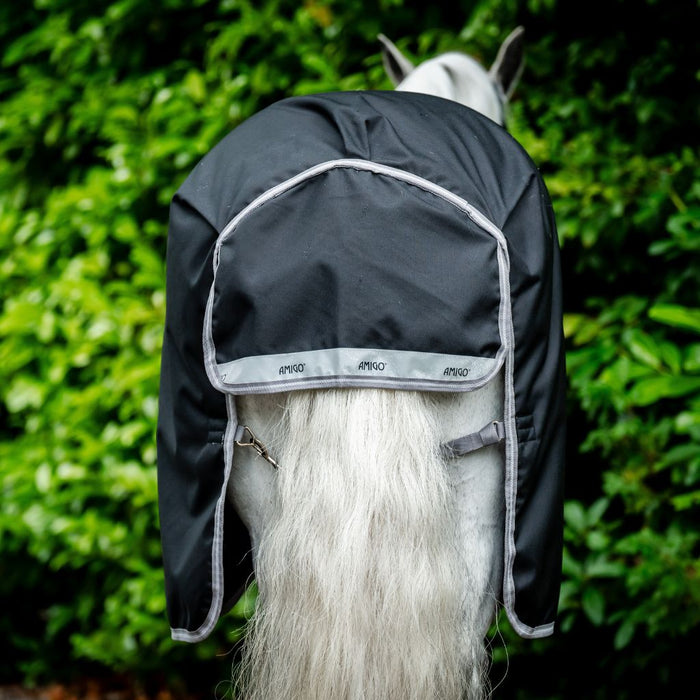 Amigo 1200D Plus Turnout 100g by Horseware Ireland Black Silver