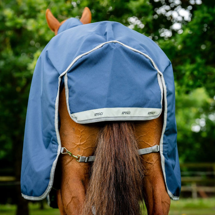 Amigo 1200D Plus Turnout 100g by Horseware Ireland Blue Silver