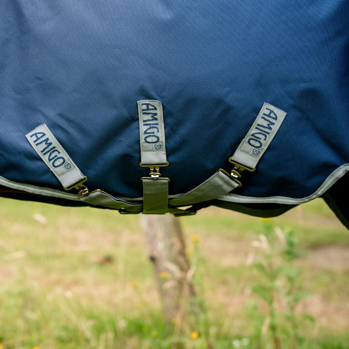 Amigo 1200D Plus Turnout 100g by Horseware Ireland Blue Silver