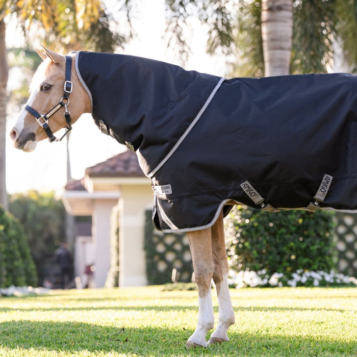 Amigo 1200D Pony Plus 0g by Horseware Ireland Black/Grey/Silver