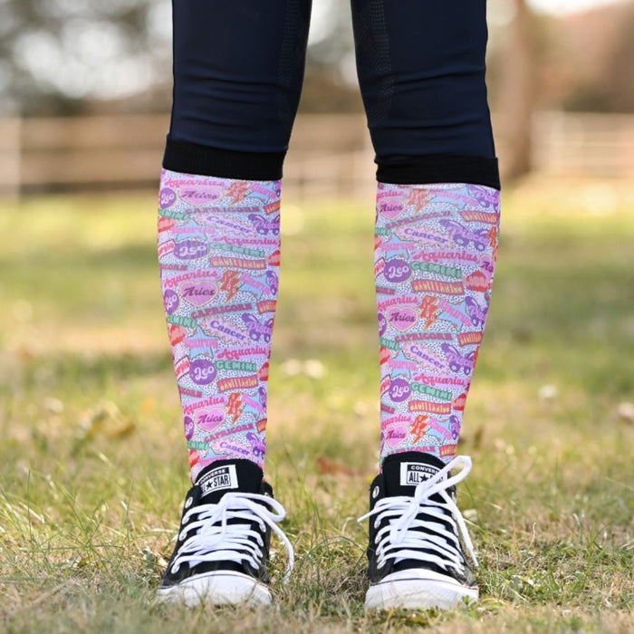 Dreamers & Schemers Boot Socks Spring Summer 2025 Sun Signs