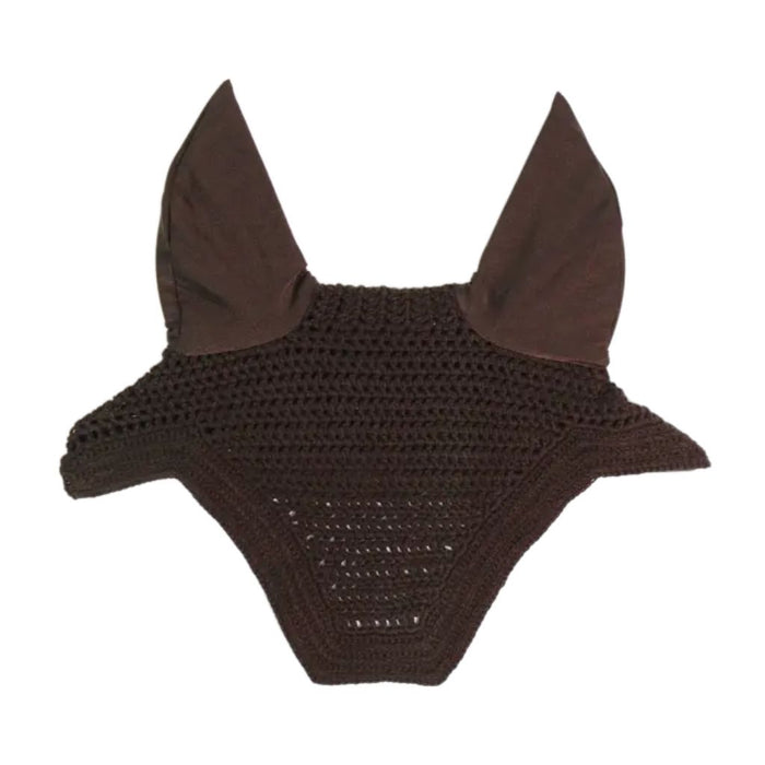 Kentucky Horsewear Welllington Fly Veil Bonnet Brown