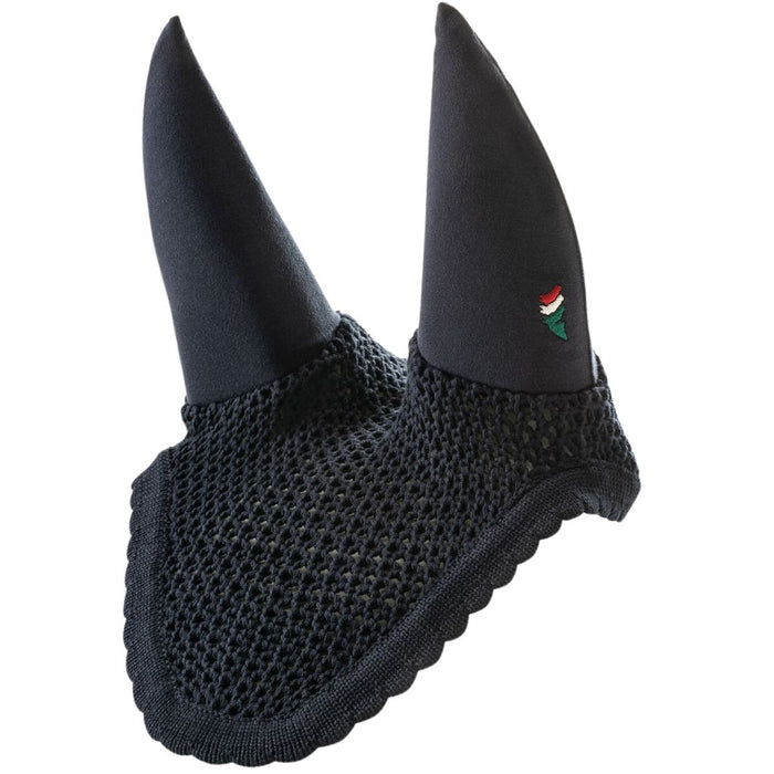 Equiline Gerald Soundless Ear Bonnet - Cob Size Black