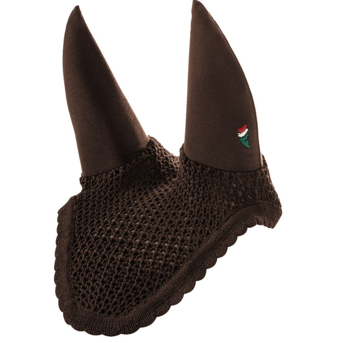 Equiline Gerald Soundless Ear Bonnet - Cob Size Brown