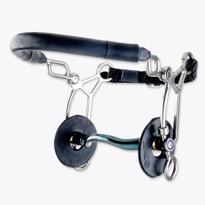 Sweet Iron Hackamore Combi Bit Short Shank Medium Port 16mm