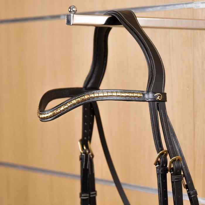 Dyon D Collection Brass V-Shaped Clincher Browband