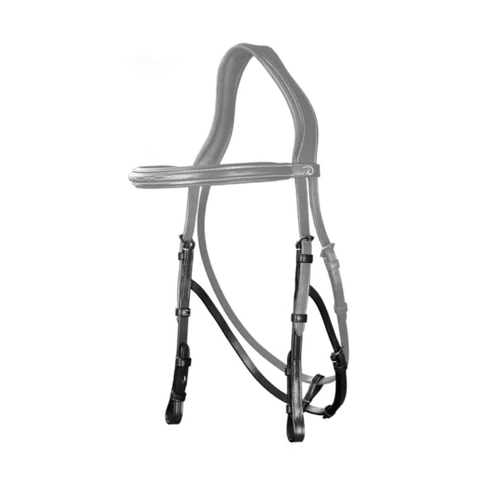 Dyon US Jumping Collection Hackamore Cheek Pieces Black