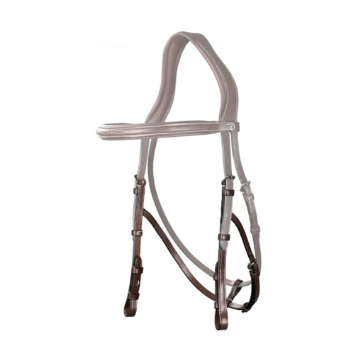 Dyon US Jumping Collection Hackamore Cheek Pieces Brown