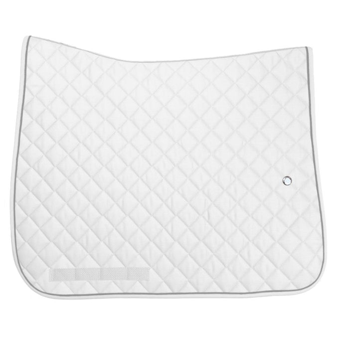 Ogilvy Dressage Profile Pad Regular White Silver Grey White