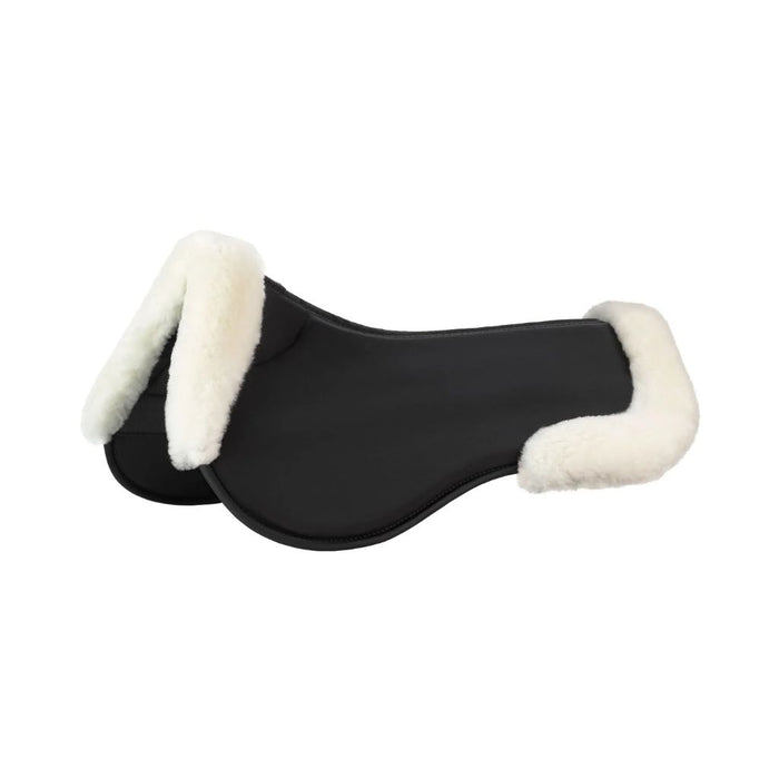 EquiFit UltraWool ImpacTeq Thin 1/2" Half Pad Black Natural