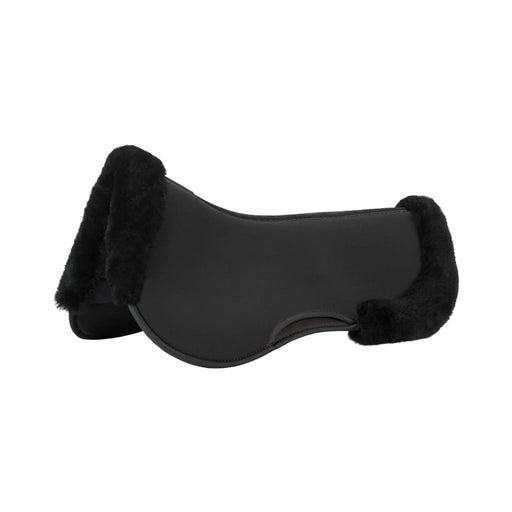 Equifit UltraWool ImpacTeq Thin 1/2" Half Pad with Shims Black Black