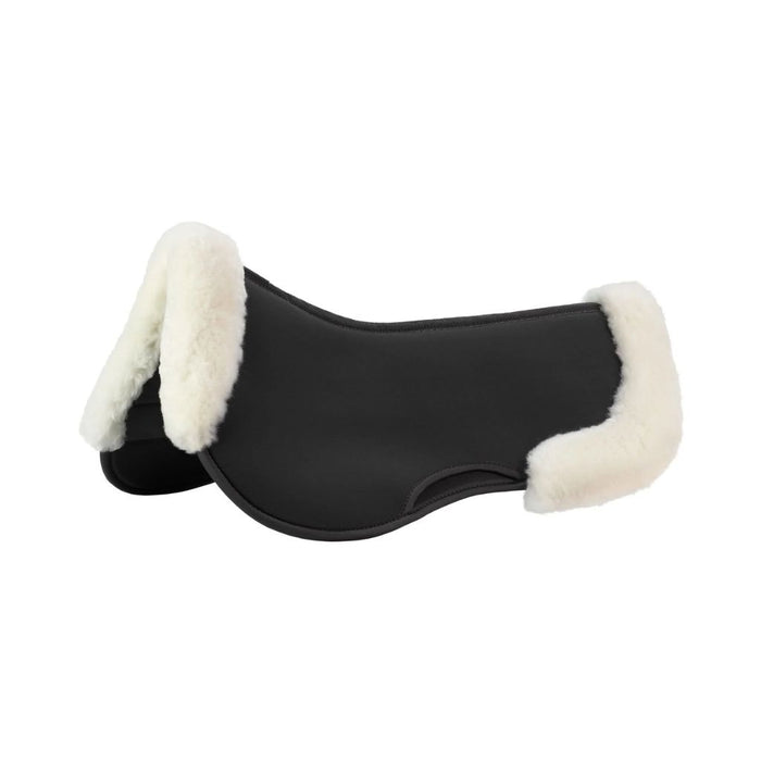 Equifit UltraWool ImpacTeq Thin 1/2" Half Pad with Shims Black Natural 